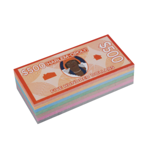 Harlem-opoly Money Refill Pack - Replacement Supply for Harlem-opoly Board Game, 7 Denominations, Quality Durable Paper with Classic Colorful Design